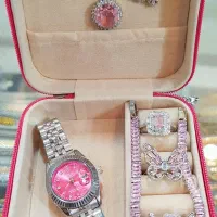 پک جواهری،دستبند،گردنبند،انگشتر و ساعت