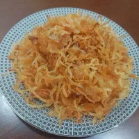 پیاز داغ خلالی و نگینی سرخ شده