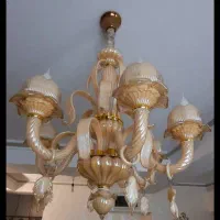 لوستر کریستالی ۶ شاخه