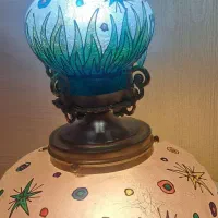 چراغ دکوری  شیشه ویترای