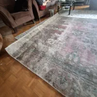فرش انتیک سنگ شور شده
