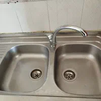 شیر آشپزخانه سالم و سینک ۱۲۰