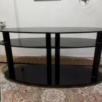 میز تلویزیون شیشه ای