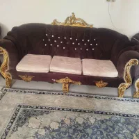 یه دست مبل راحتی سالم بدون شکستگی چوبها