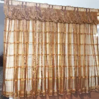 پرده حریر شیشه ای با آستر
