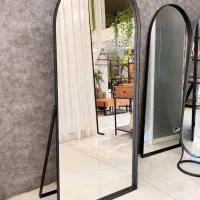 انواع آینه قدی کنسولی دفرمه گنبدی چوبی فلزی