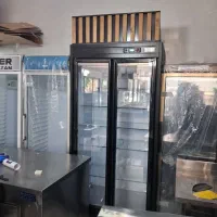 یخچال ایستاد۱۲۰ سانتی   تمام شیشه درحدنو