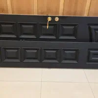 درب چوبی ورودی دو لنگه