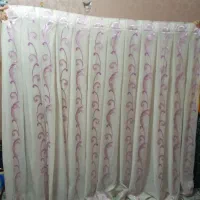 پرده حریر گل دار ۳ در ۱/۷۰ در حدنو