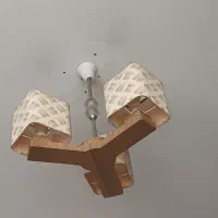 لوستر چوبی مدرن