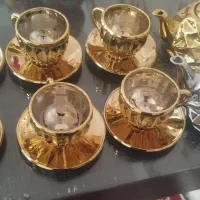 قوری و استکان طلایی