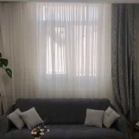 پرده پیله‌ای ۷ متری + والان مخمل نگین‌دار شیک