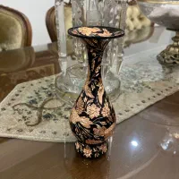 گلدان مسی الماس تراش