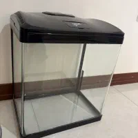 آکواریوم و شیشه میز
