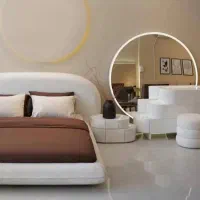 تخت و سرویس خواب پوشش رنگی پینترستی