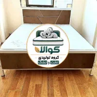 تخت خواب دو نفره طرح سنگ (تختخواب ۲دونفره) تشک