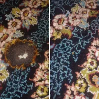 رفوگری فرش سوخته،پاره شده،لک شده