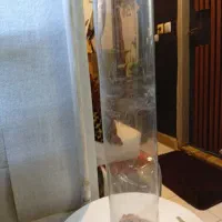 گلدان  شیشه ای بلند