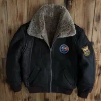 کاپشن چرم گوشتی تاناکورا