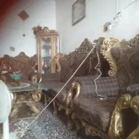 مبل نه هست سلطنتی 9 نفره با دوتا میز عسلی