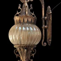 چراغ دیواری و باغی آلومینیومی با رنگ کورهای