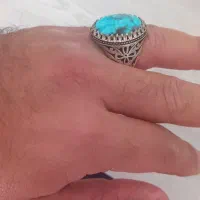 انگشتر نقره فیروزه و شجر