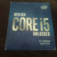 سی پی یو  cpu core i5 10600K box باکس