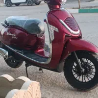 موتور وسپا کلاسیک رنگ خاص