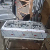 اجاق گاز صنعتی خطتی و فردار چهار شعله