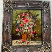 تابلو فرش دستباف ، تابلو فرش گلدار
