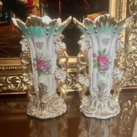 جفت گلدان عتیقه قدیمی