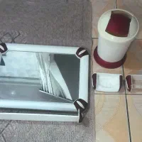 ست سرویس بهداشتی ۴ تیکه تمیز در حد نو