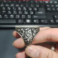 رکاب نقره کاردست قلم کاری