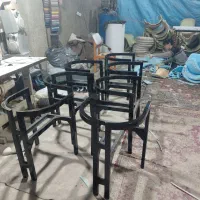 رنگ کار وارد چوب میز صندلی پاسنگ مبل