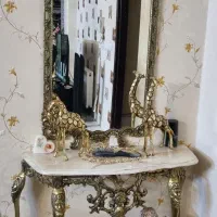 اینه کنسول برنز قدیمی