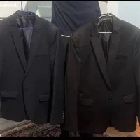 کت پارچه ای مشکی و سرمه ای
