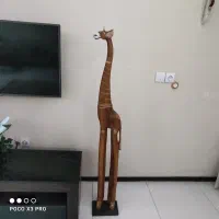 مجسمه تمام چوب مدل زرافه