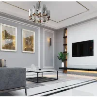 نقاش و نقاشی ساختمان گل‌محمدی