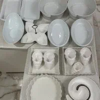 ست کامل ظروف سرو و پذیرایی سرامیکی