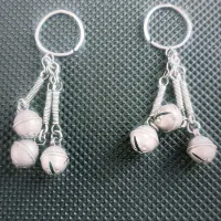 گوشواره نقره وانگشتر یاقوت