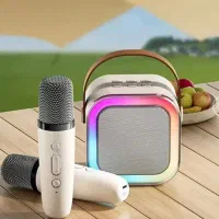 اسپیکر بلوتوثی قابل حمل میکروفن‌دار  رقص نور