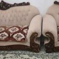 مبل 7 نفره چوب گردو