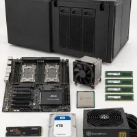 سرور ASUS C621E + Xeon Gold + 128GB ECC