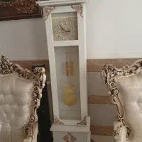 ساعت ایستاده چوبی کاملا سالم