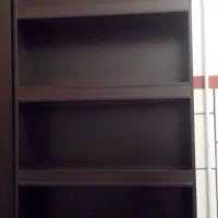 کمد قفسه ای رنگ گردویی و سالم و نو