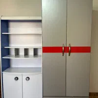کمد و جاکتابی تمیز و نو