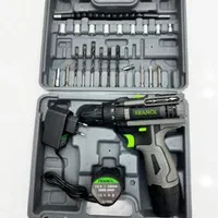 دریل شارژی دو باطری صنعتی FRANOL گارانتی معتبر