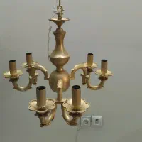 لوستر سه شاخه برنز