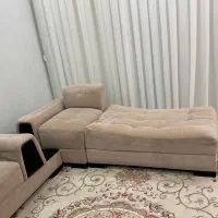 مبلمان کارکرده. 7نفره همراه کاناپه و میز بار