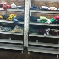۴ عدد قفسه چوبی مخصوص بوتیک یا ظرف فروشی